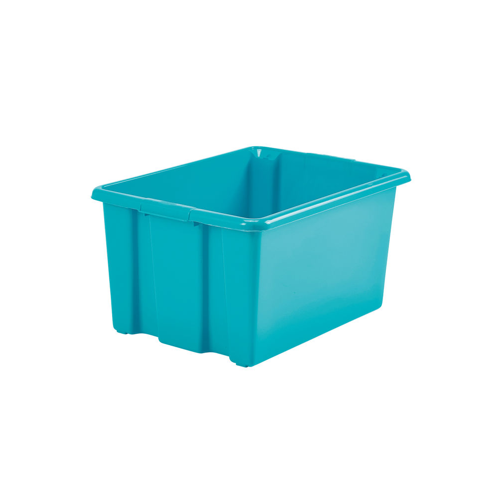 Stack And Store 32 Litres Medium Teal Storage Box