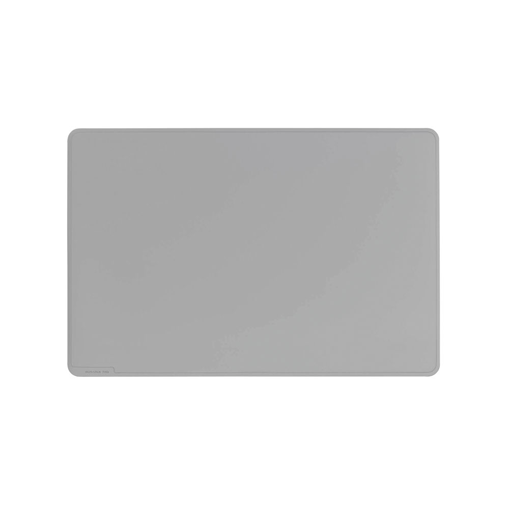 Durable Desk Mat Contoured Edge 530 x 400mm Grey