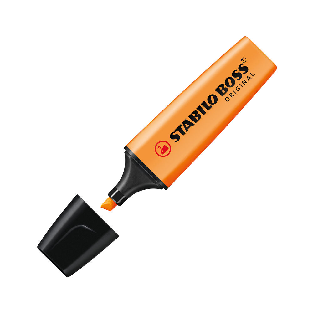 STABILO BOSS Original Orange Highlighter (Pack of 10)