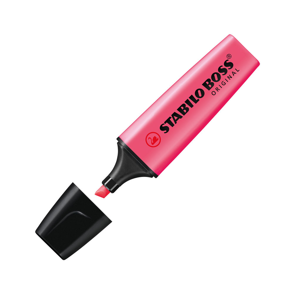 STABILO BOSS Original Pink Highlighter (Pack of 10)