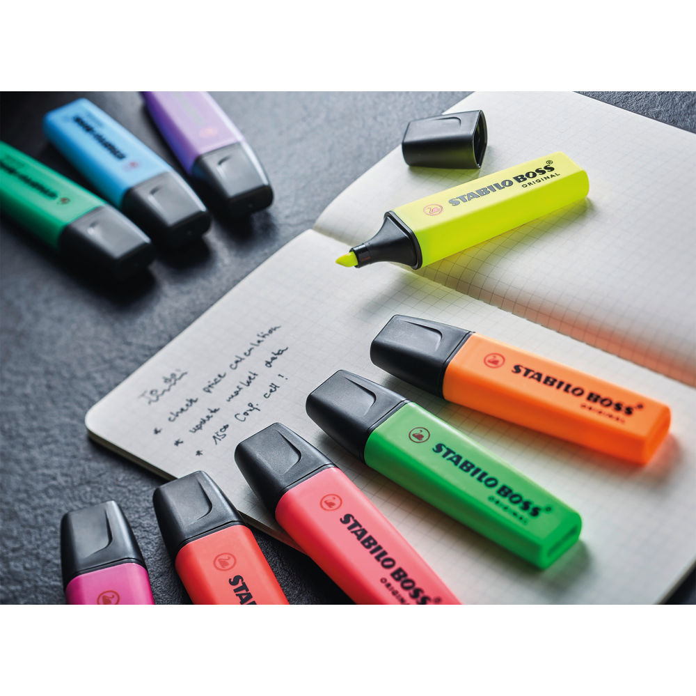 STABILO BOSS Original Assorted Highlighters (Pack of 15)