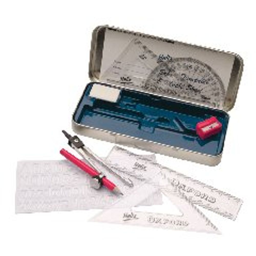 Helix Oxford Maths Set Tins Pack Of 5 B43000