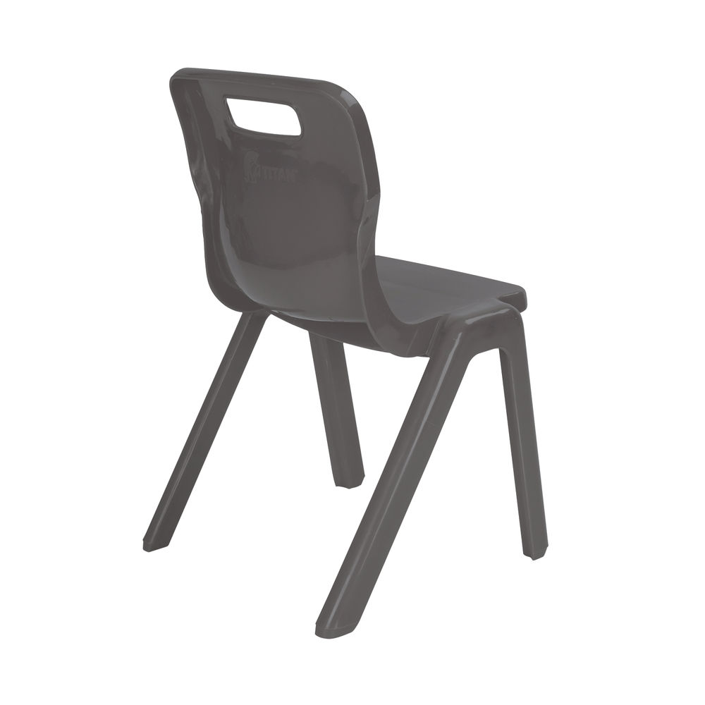 Titan 430mm Charcoal One Piece Chair