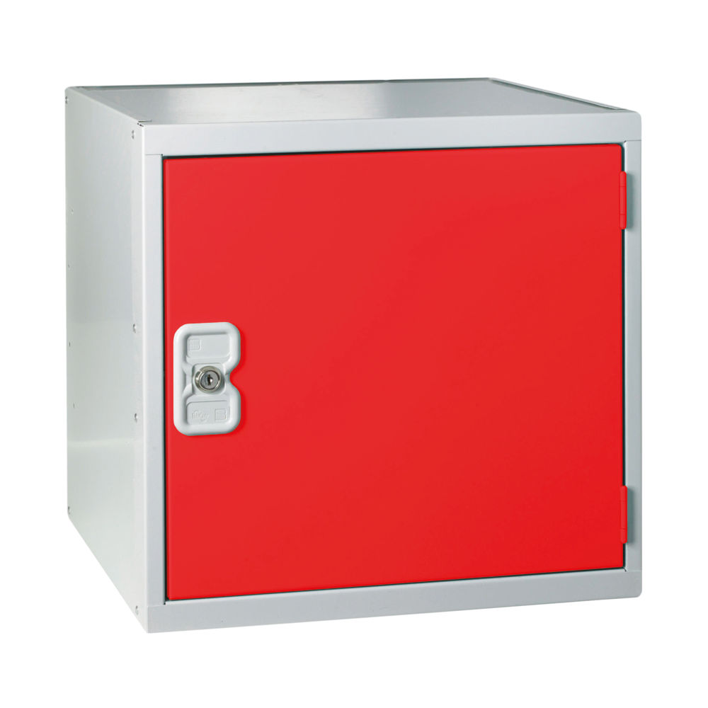 One Compartment Cube Locker 450x450x450mmm Red Door MC00101