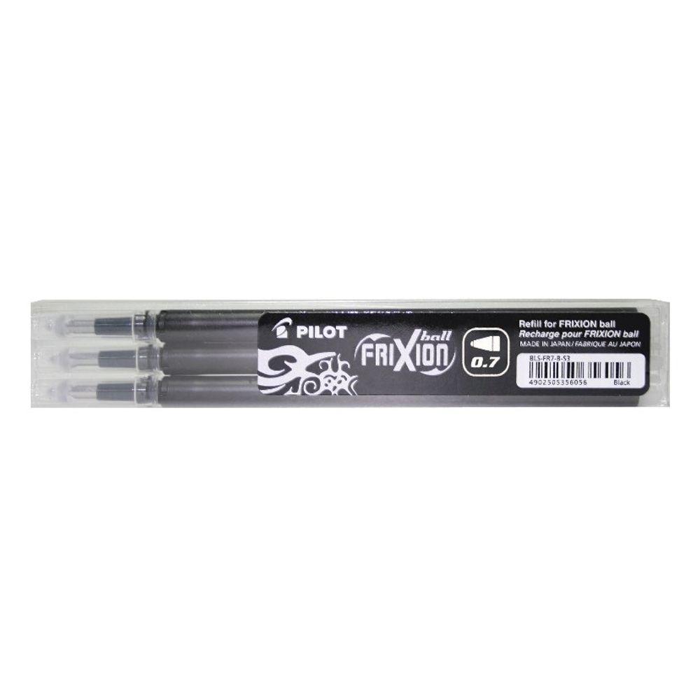 Recharges Effaçables Pour Stylo Pilot Frixion - 12 Mines 0.7mm (4 Noires, 4 Bleues, 2 Rouges, 2 Vertes), Encre Thermosensible - 5