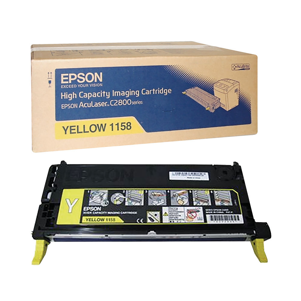 Epson C2800 High Capacity Yellow Toner Cartridge - C13S051158