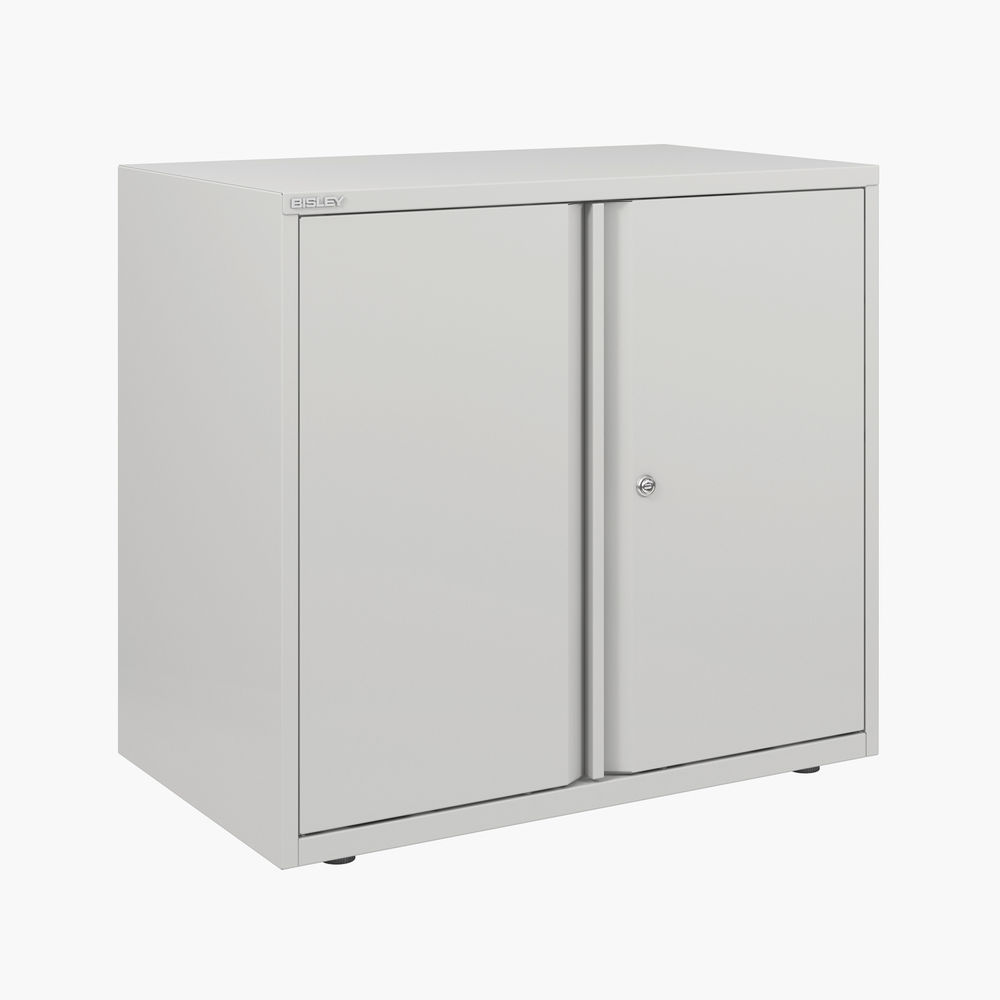 Bisley Essentials Office Cupboard 800x470x718mm Traffic White