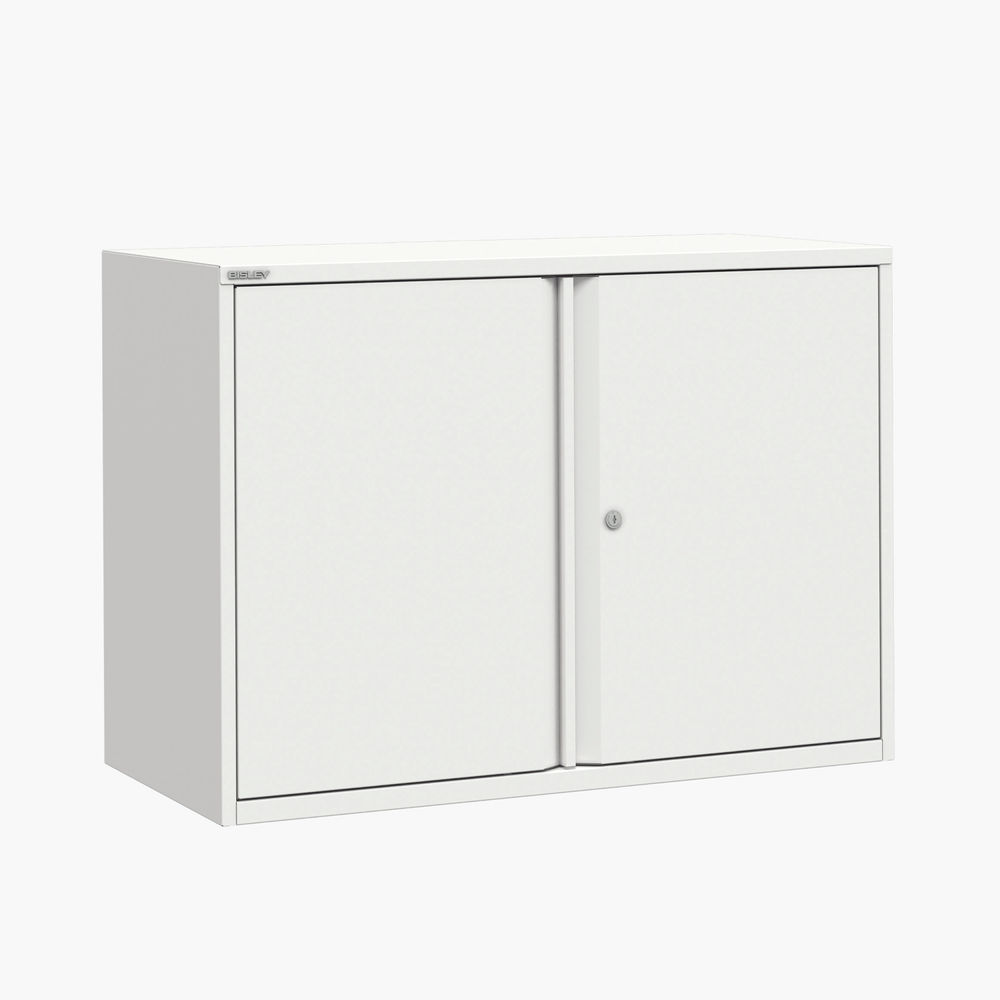 Bisley Essentials Office Cupboard 1000x470x718mm Traffic White