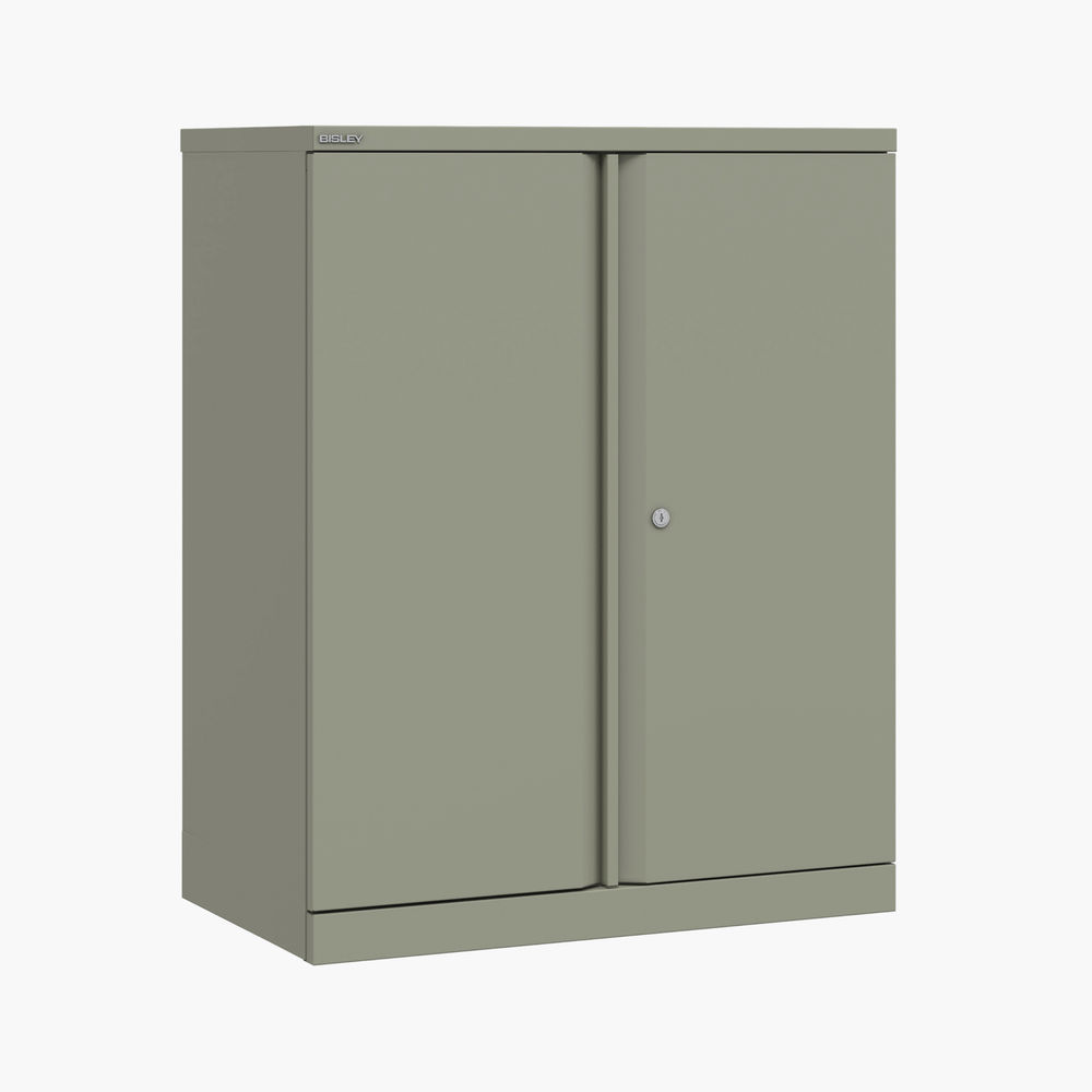 Bisley Essentials Office Cupboard 1000x470x1000mm Goose Grey