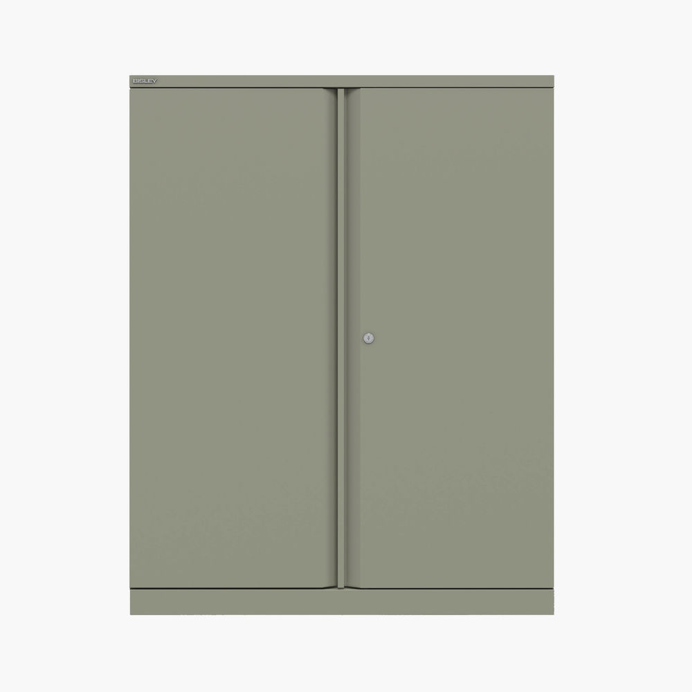 Bisley Essentials Office Cupboard 1000x470x1270mm Goose Grey YECB1012-2S-av4