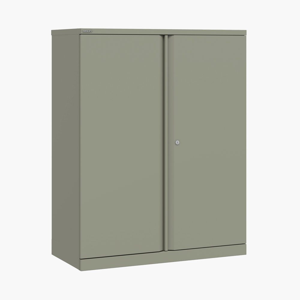 Bisley Essentials Office Cupboard 1000x470x1270mm Goose Grey