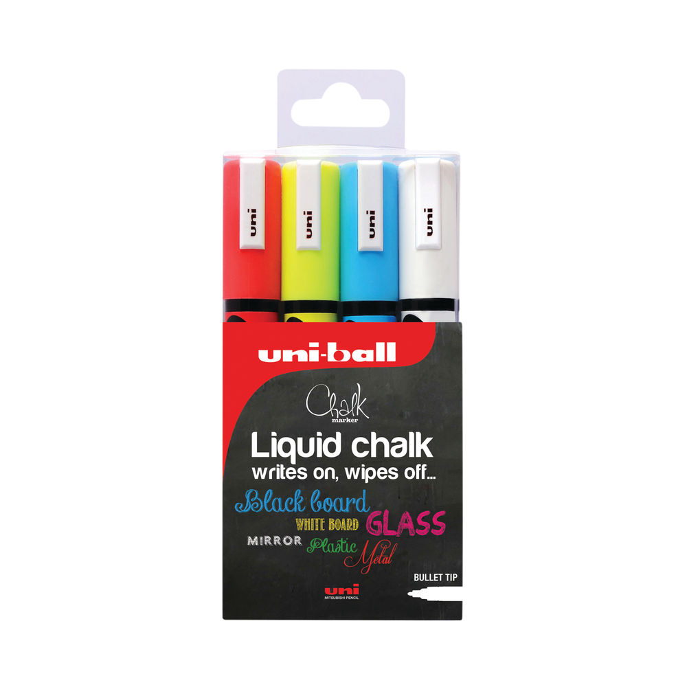 Liquid Chalk Marker - Medium & Wide-Tip Chalk Pen - Bistro Chalk Blue / Pack of 1 / Wide Tip