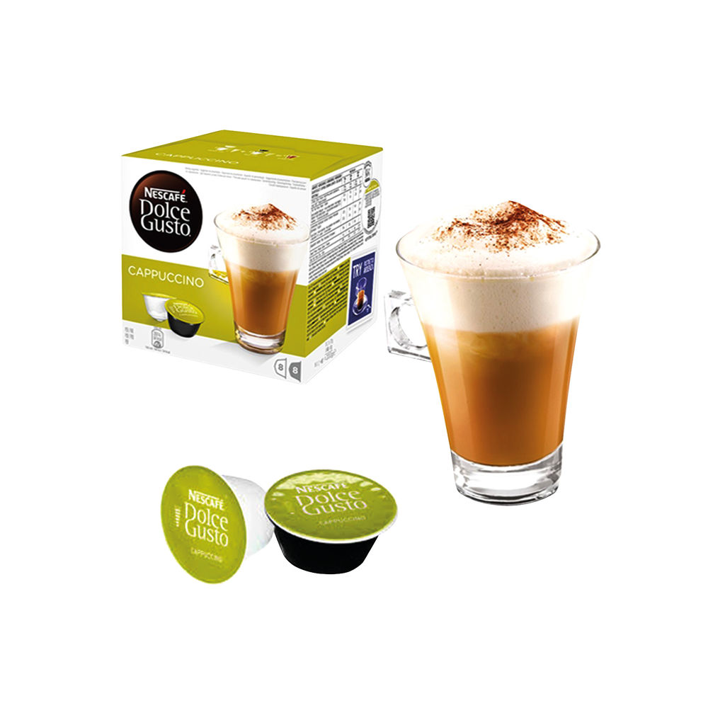 Nescafe Dolce Gusto Cappuccino Capsules (Pack of 48)