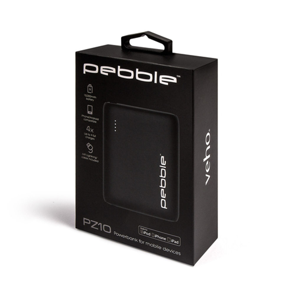 Veho Pebble PZ-10 Portable Power Bank 10,000mAh