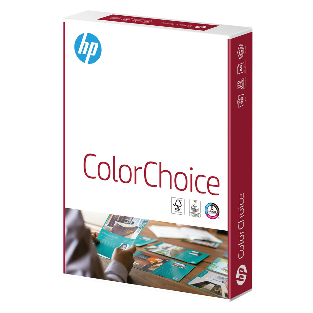HP A4 Colour Laser Paper 90gsm White Ream Of 500