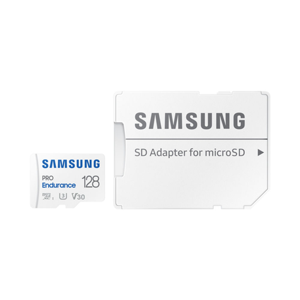 Samsung PRO Endurance MicroSDXC Card UHS-I Class 10 128GB White