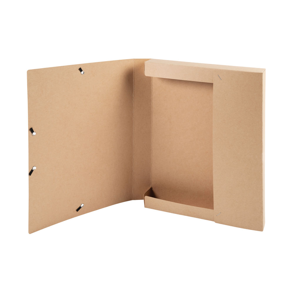 Exacompta Eterneco Box File Brown Geometrical (Pack of 8)