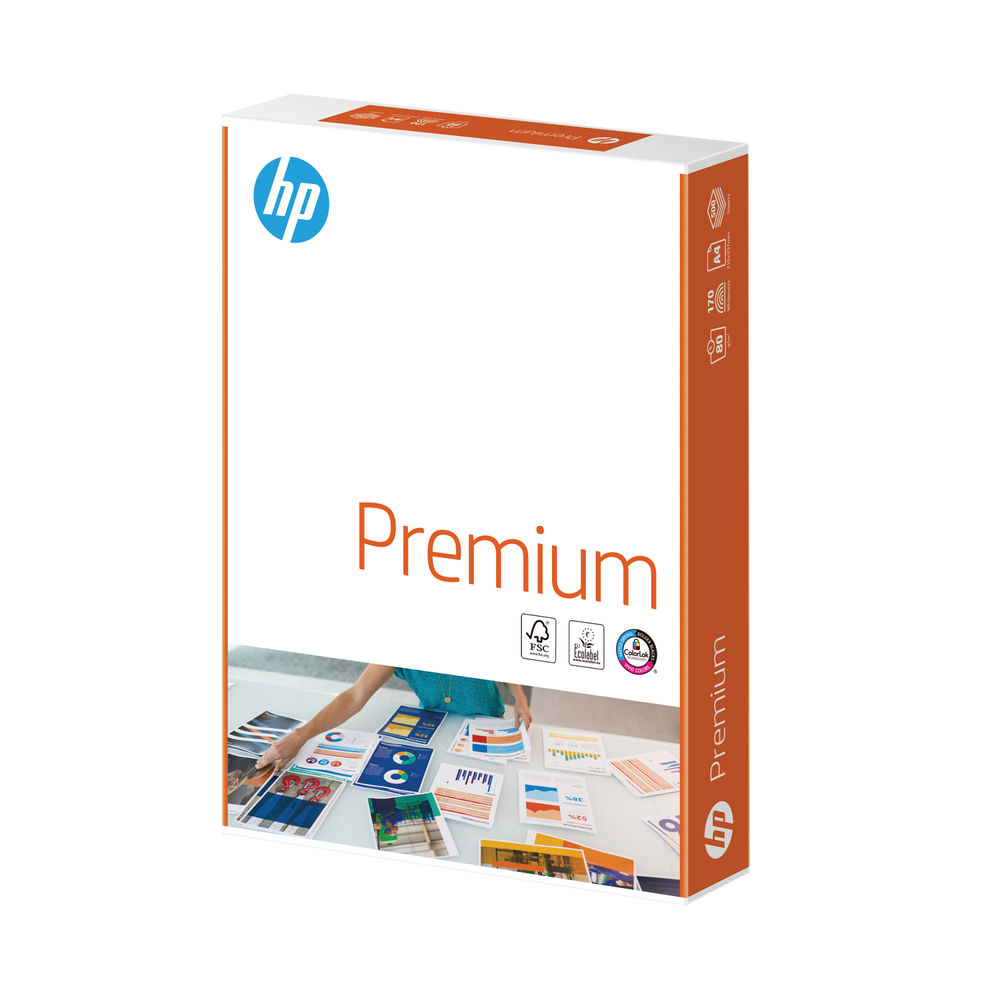 HP Premium A4 Paper 80gsm White (Pack of 2500)