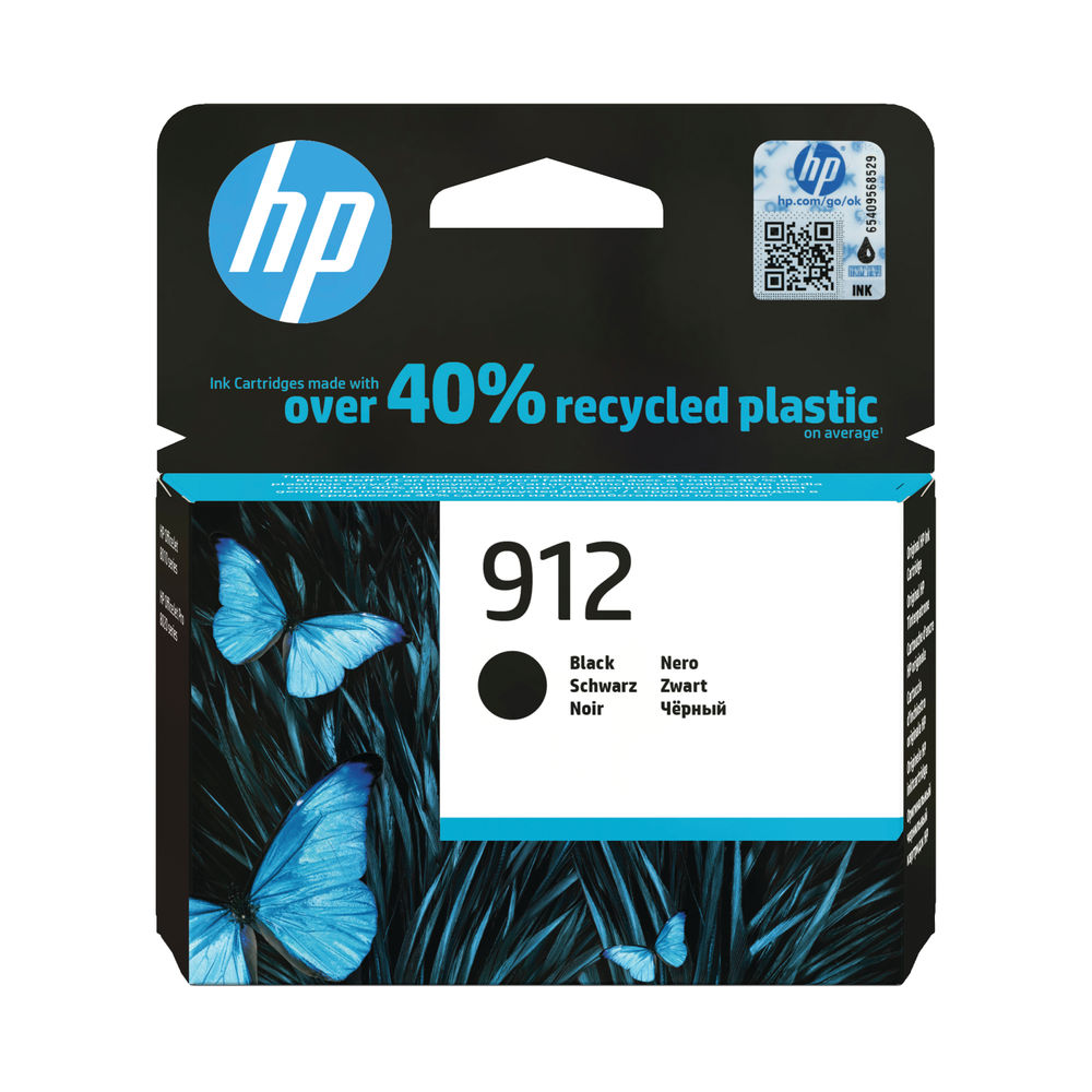 HP 912 Ink Cartridge Black 3YL80AE