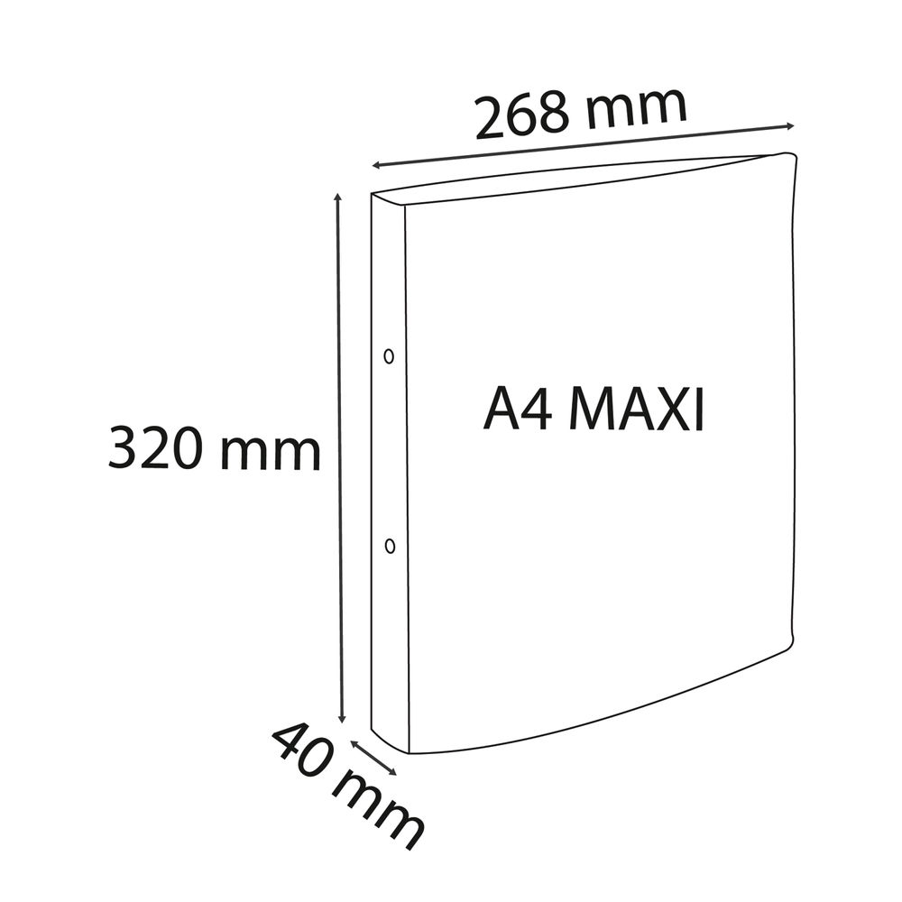 Exacompta Chromaline 4 Ring Binder 30mm A4 Assorted (Pack of 15)