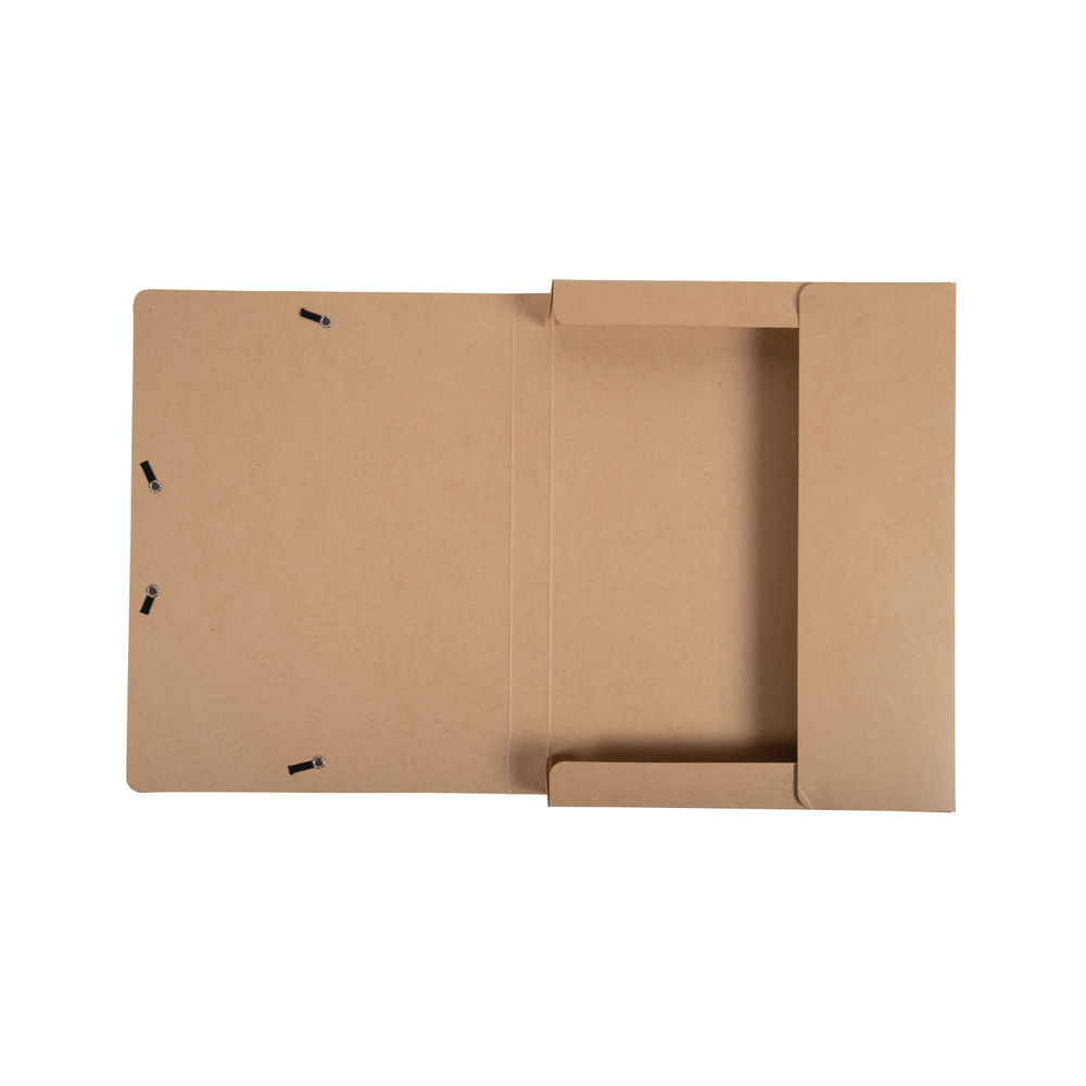 Exacompta Eterneco Cardboard Box File 25mm Assorted (Pack of 8)