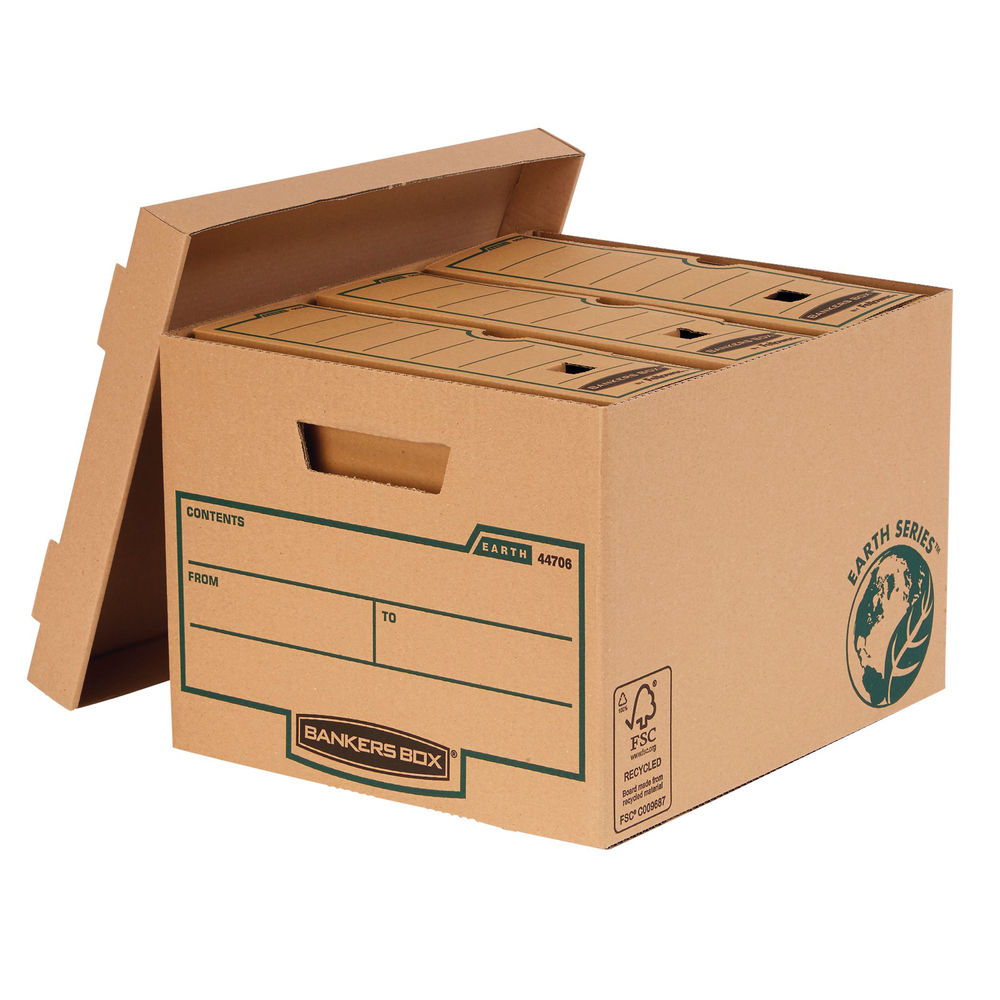 Bankers Box Brown R-Kive Earth Storage Box (Pack of 10) - 4470601