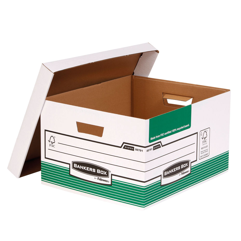 Bankers Box System Recycled Storage Boxes (Pack of 10)