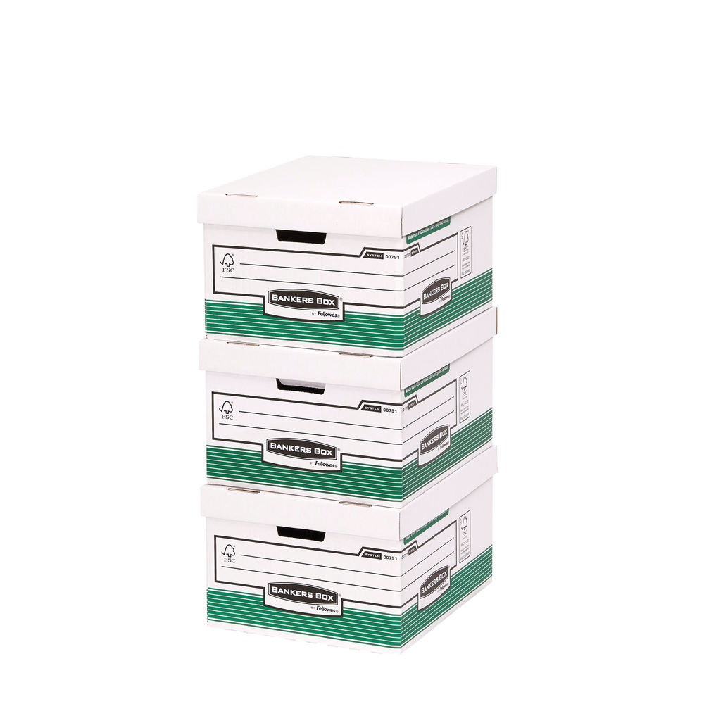 Bankers Box System Recycled Storage Boxes (Pack of 10)