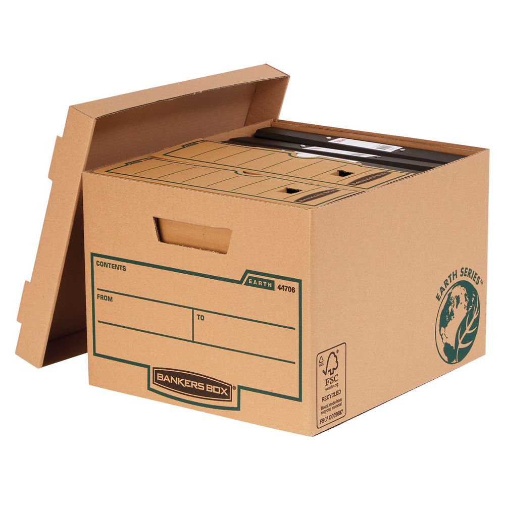 Bankers Box Brown R-Kive Earth Storage Box (Pack of 10)