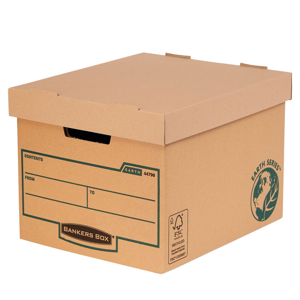 Bankers Box Earth Series Heavy Duty Storage Box (Pack of 10)