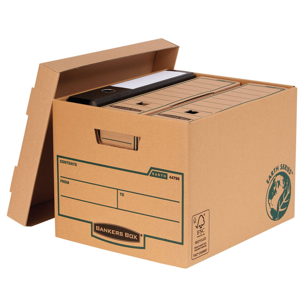 Bankers Box Earth Series Heavy Duty Storage Box (Pack of 10)