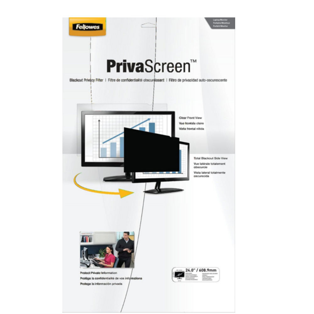 Fellowes PrivaScreen 24 Inch Widescreen Privacy Filter