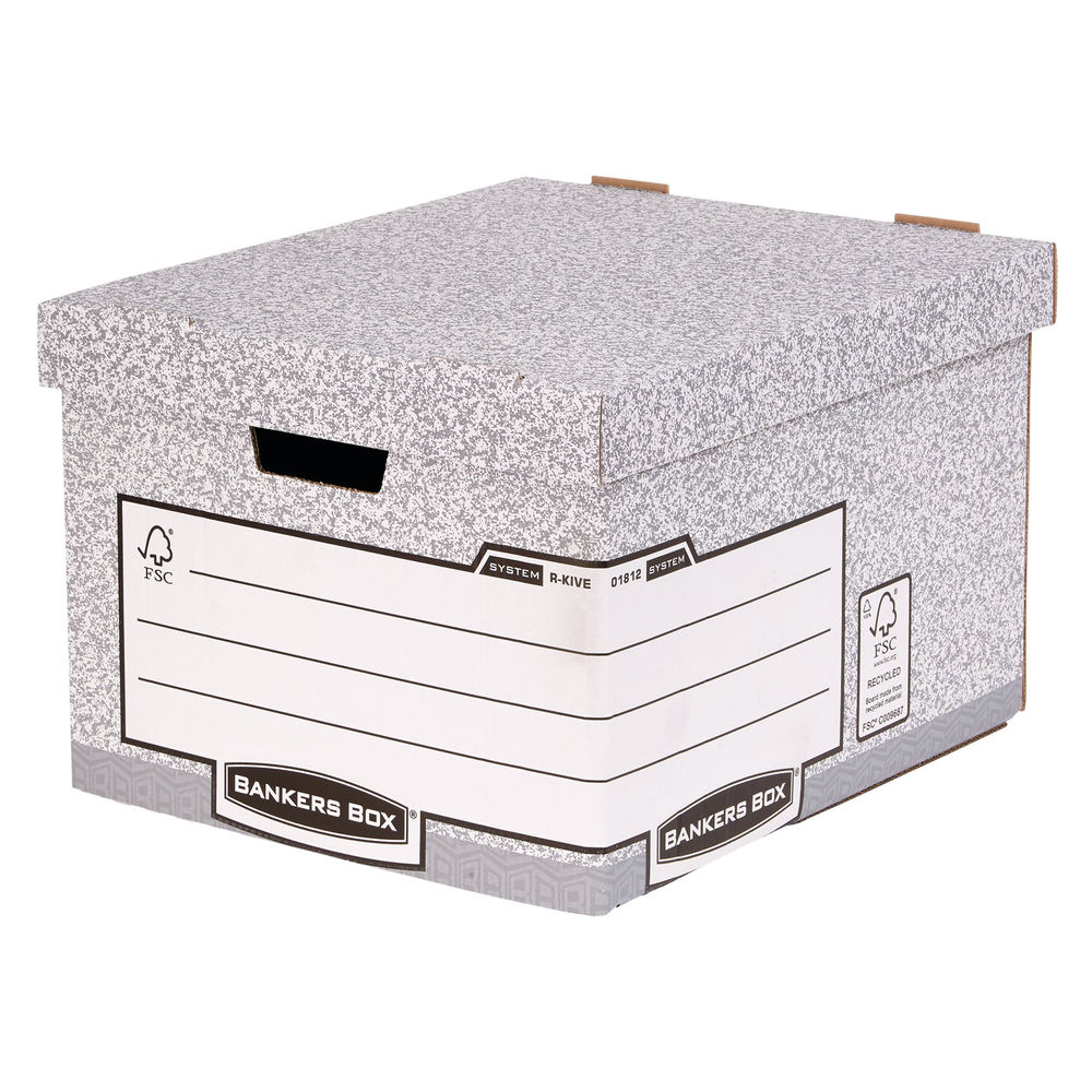 Bankers Box Large Heavy Duty Storage Box (Pack of 10)