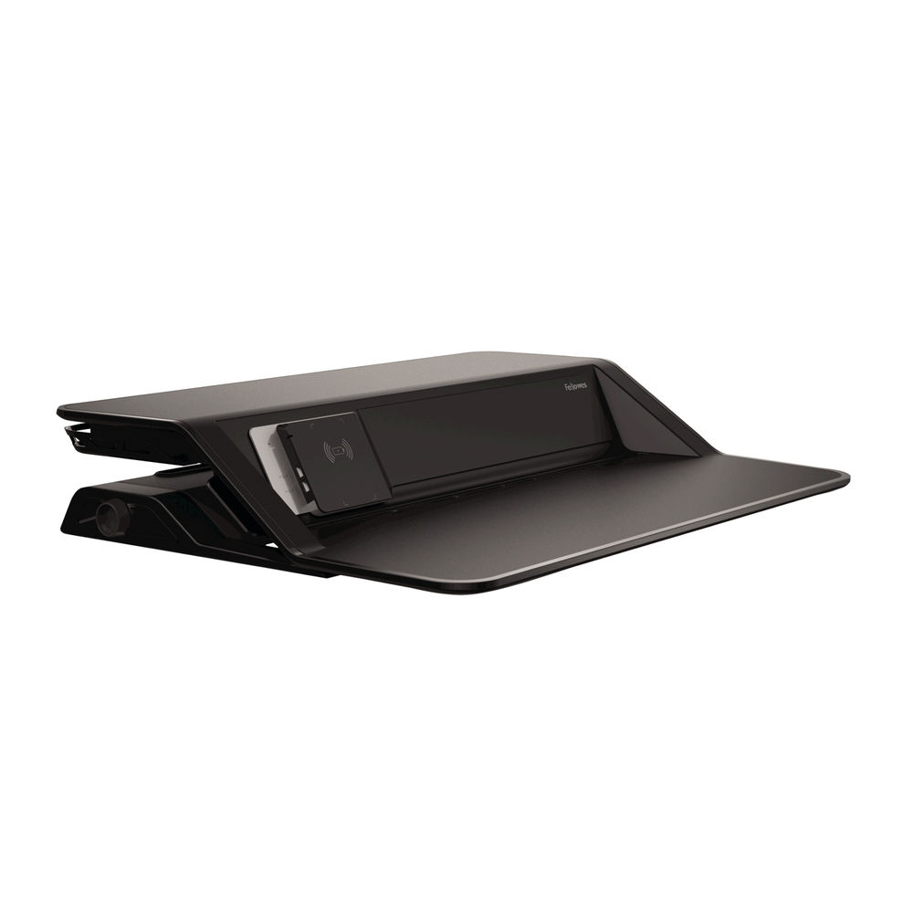 Fellowes Black Lotus DX Sit-Stand Workstation