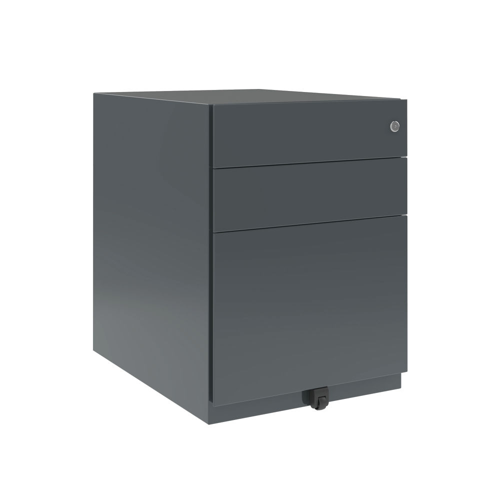 Bisley Note Grey Pedestal 3 Combination Drawer 420x565x567mm