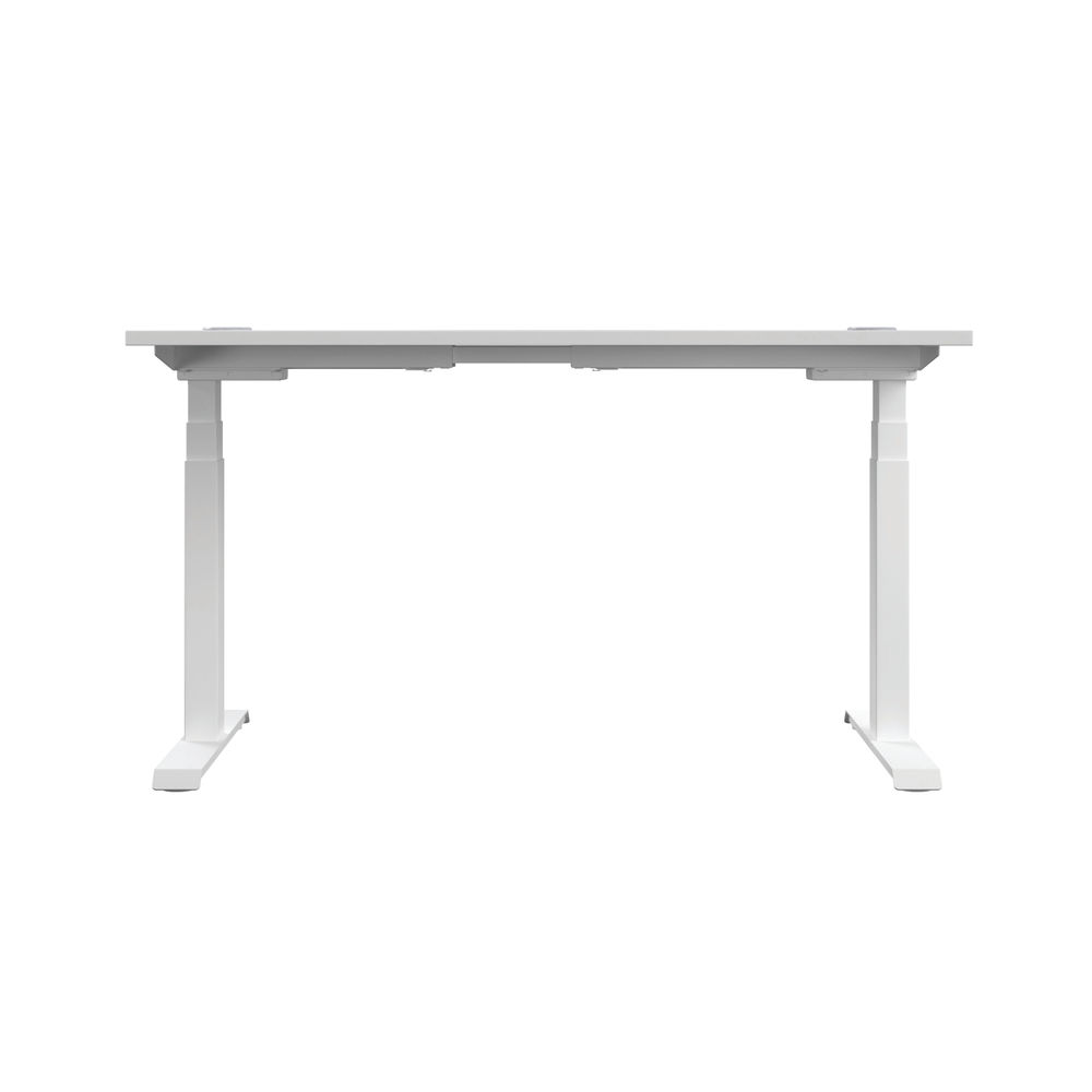 Jemini 1200x800mm White/White Sit Stand Desk