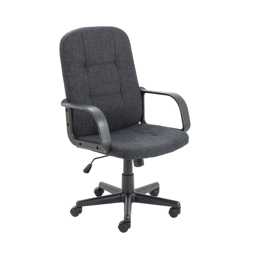 Jemini Jack 2 Charcoal Fabric Executive Office Chair CH1765CH