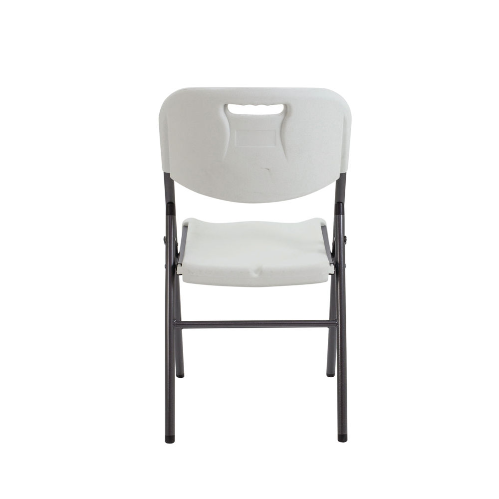 Jemini White Lightweight Folding Chair