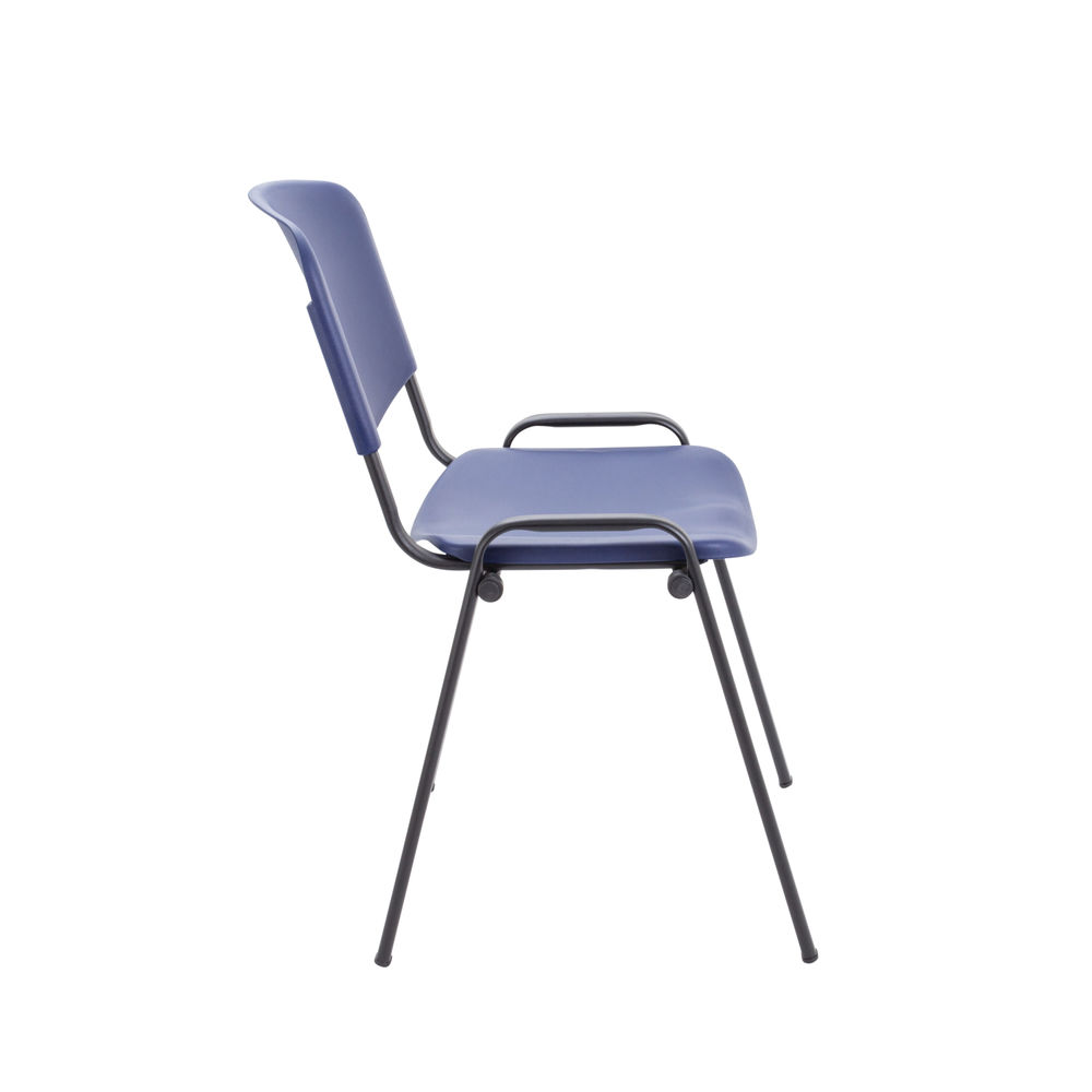 Jemini Blue Polypropylene Multipurpose Stacking Chair