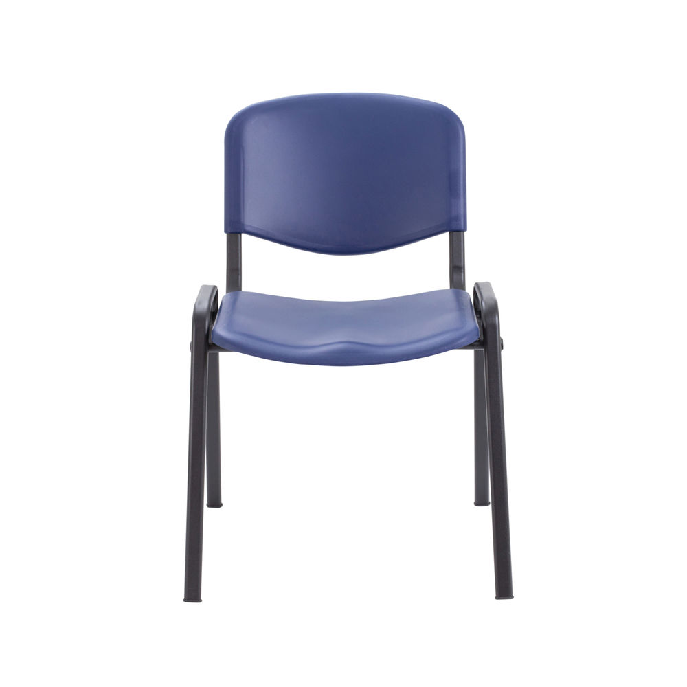 Jemini Blue Polypropylene Multipurpose Stacking Chair