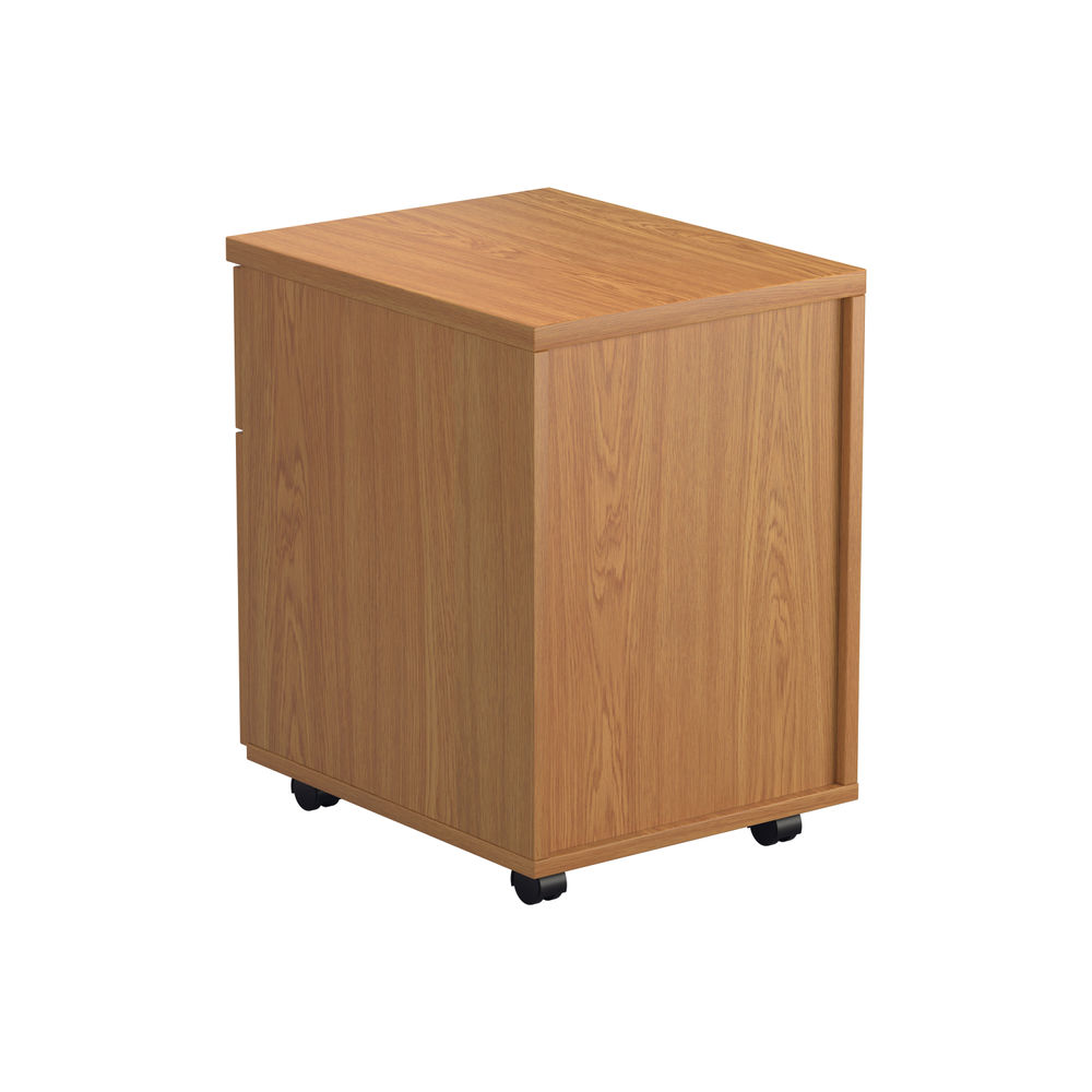 Jemini H595mm Nova Oak 2 Drawer Mobile Pedestal