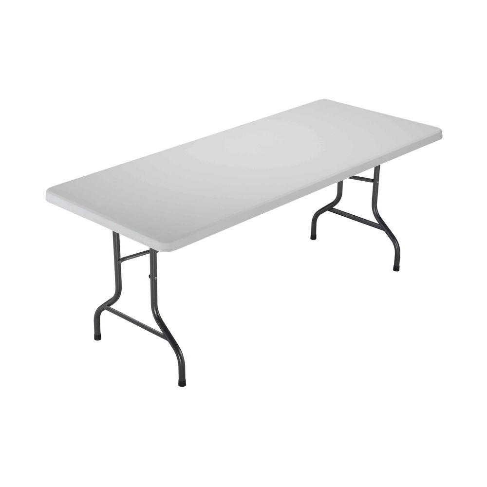 Jemini 1830x760mm White Folding Rectangular Table