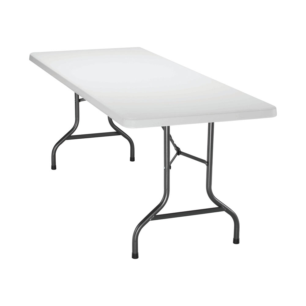 Jemini 1830x760mm White Folding Rectangular Table