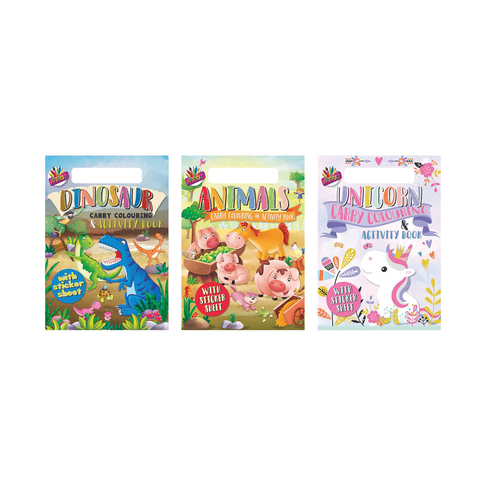 Artbox A4 Carry Colouring & Activity Pad (Pack of 12) 6891