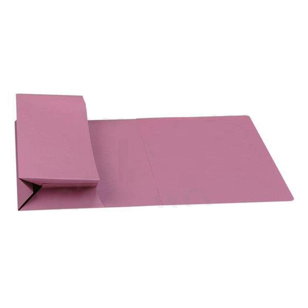 Guildhall Foolscap Pink Probate 75mm Document Wallets (Pack of 25)