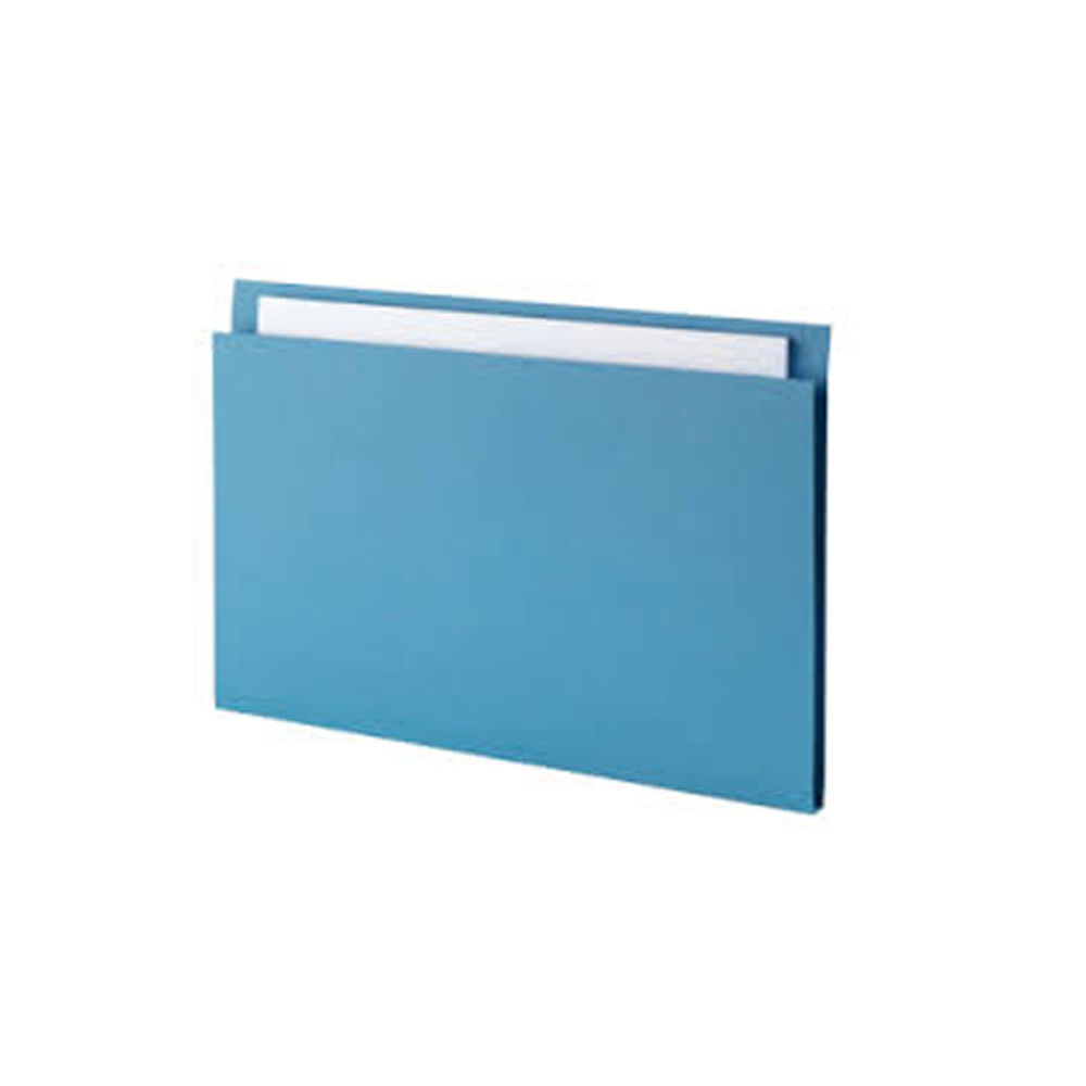 Exacompta Guildhall Folder Foolscap Blue (Pack of 100)