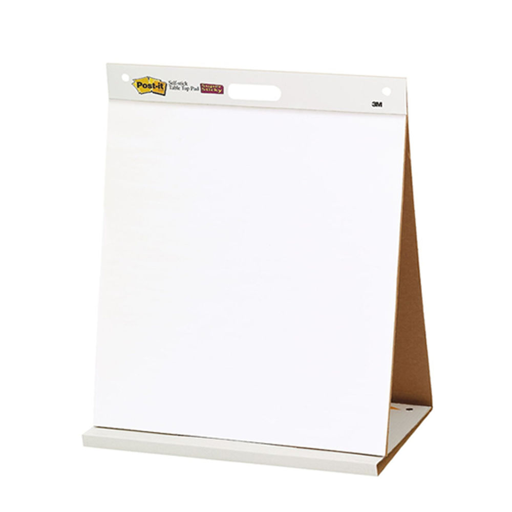 Post-it 584 x 508mm Table Top Plain Easel Pad