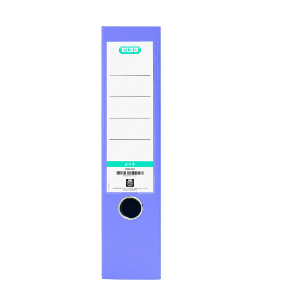 Elba A4 Purple 70mm Plastic Lever Arch File