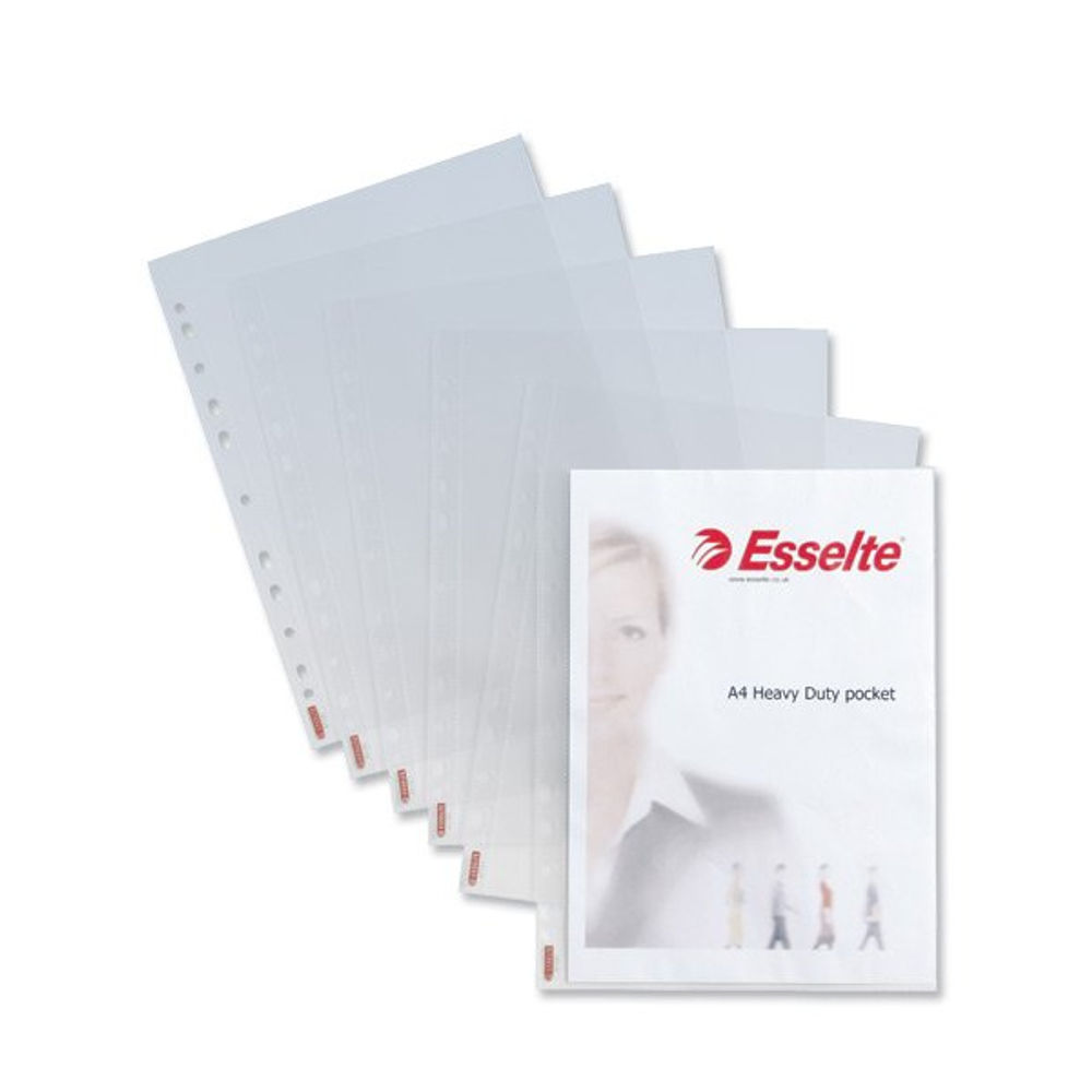 Esselte A4 Heavy Duty Pocket (Pack of 25)