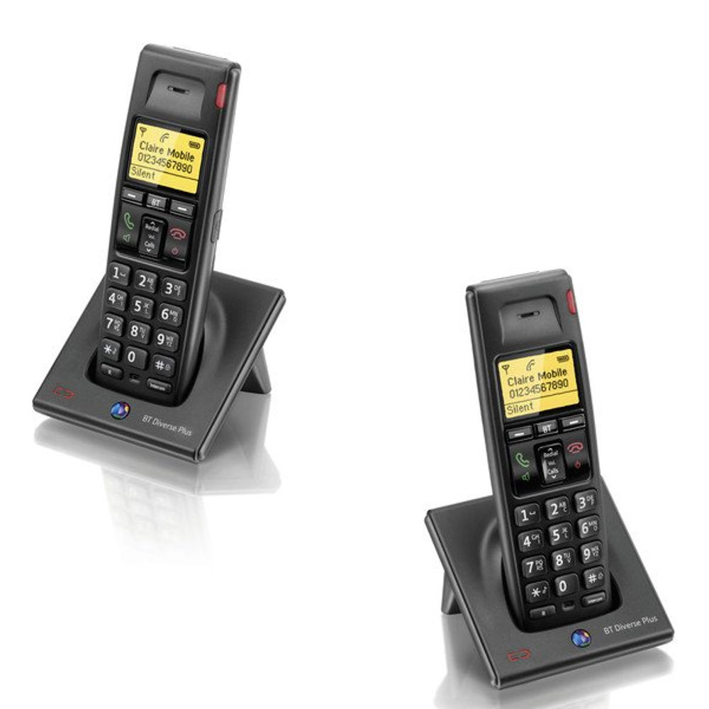 BT Diverse 7100 R DECT Cordless Phone Additional Handset Black